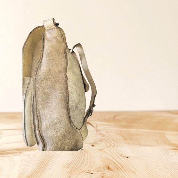 Patricia Nash Armeno Stylish Tan Leather Studded Rustic Travel  Backpack main image 2